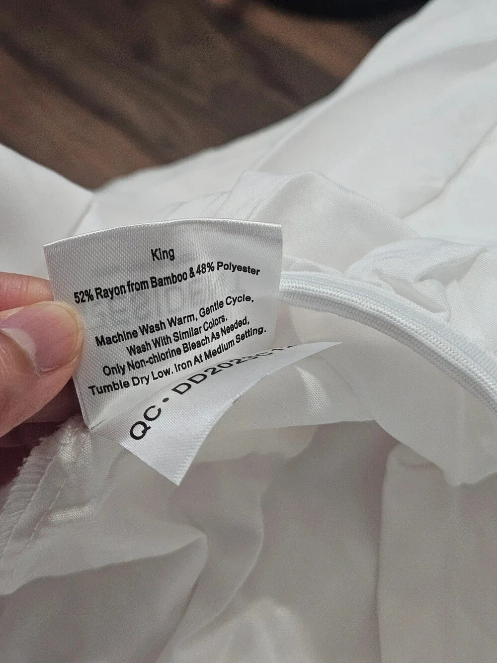Resident Bamboo Blend King Sheet Set – White – 4 Piece